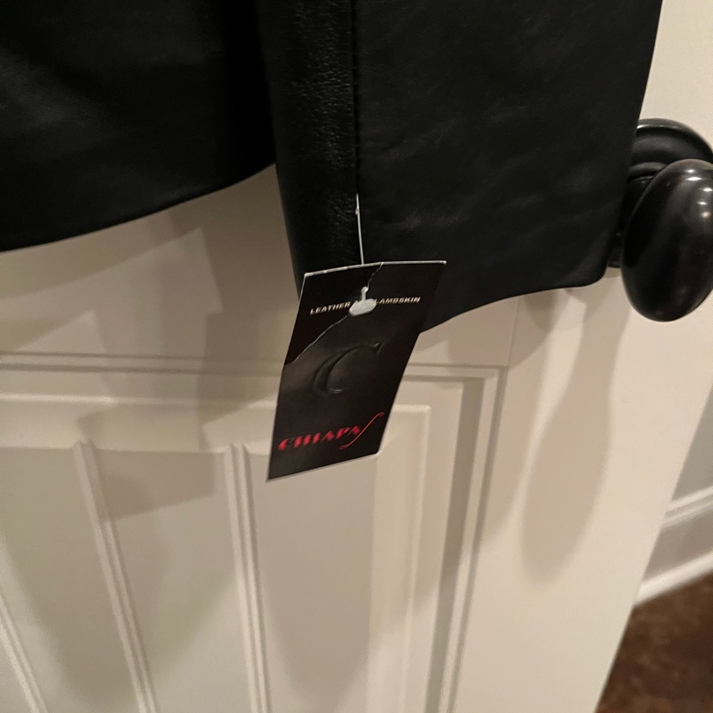 Chiapa Leather and Lamb Jacket NWT Never Worn- Non- Smoker